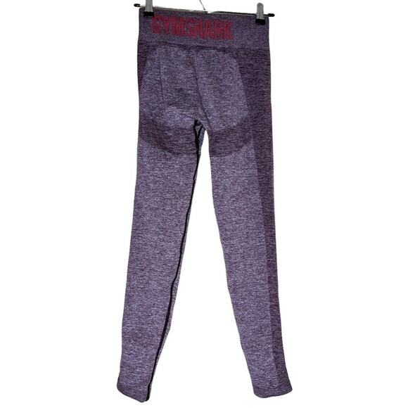 Gymshark High Waisted Flex Legging Workout Gorpcore Yoga Berry Rose Women Medium - Picture 2 of 5